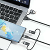 USAMS ZESTAW KABLI 6W1 USB-C USB MICRO-USB DO LIGHTNING DO TELEFONÓW 1,2M