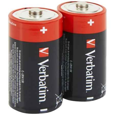 VERBATIM BATERIA C LR14 2SZT DO ZABAWEK I URZĄDZEŃ ELEKTRONICZNYCH