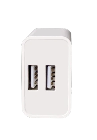 MOONX ładowarka sieciowa MC02 2.4A 12W 2xUSB + kabel Lightning Biały