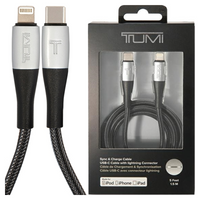 TUMI KABEL USB-C DO LIGHTNING 1,5M DO IPHONE 11 12 13 14 SZYBKIE ŁADOWANIE