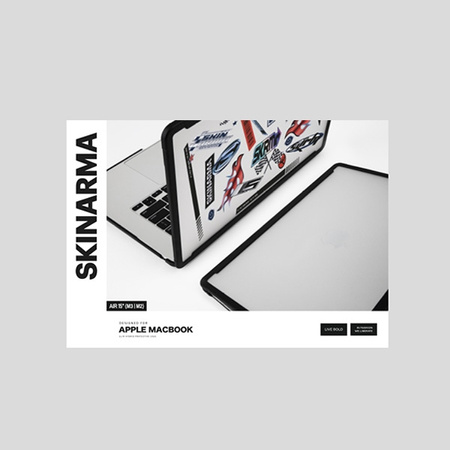 Skinarma etui Henko MacBook Air 15      (M3-M2) przezroczysty/frost clear