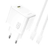 DUDAO ŁADOWARKA SIECIOWA A28C 45W GAN DO TELEFONÓW MACBOOK 45W + KABEL