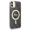 Etui Guess GUHMN61H4STK na iPhone 11 - czarne 4G MagSafe