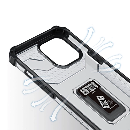 HURTEL CASE CRYSTAL RING DO IPHONE 12 PRO MAX ETUI PANCERNE MAGNETYCZNE