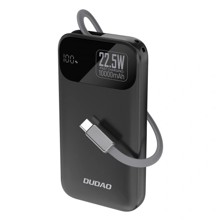 DUDAO POWERBANK K31 10000MAH 22.5W PD DO LIGHTNING USB-C Z WBUDOWANYM