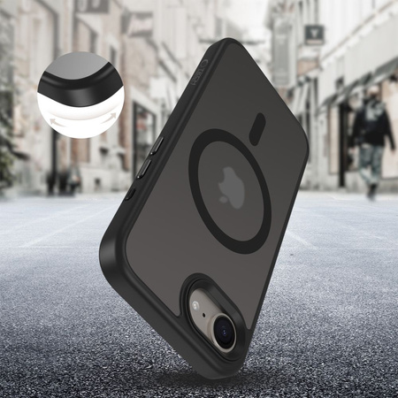 TECH-PROTECT MAGMAT CASE DO IPHONE 16E DO MAGSAFE MATTE BLACK PROTEKCJA