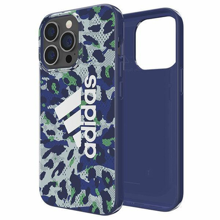 Etui Adidas OR Snap Case Leopard na iPhone 13/13 Pro - niebieskie 47260