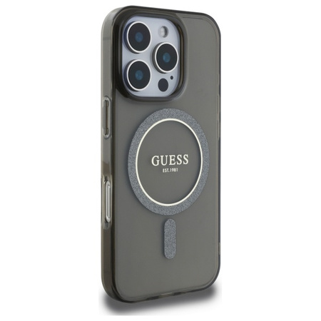 GUESS ETUI HARDCASE DO IPHONE 16 PRO MAX 6.9 DO MAGSAFE Z IML GLITTER