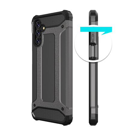 Hybrid Armor pancerne hybrydowe etui pokrowiec Samsung Galaxy A13 5G czarny