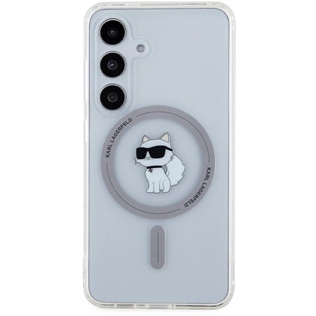 Etui Karl Lagerfeld IML Choupette MagSafe na Samsung Galaxy S24 - przezroczyste