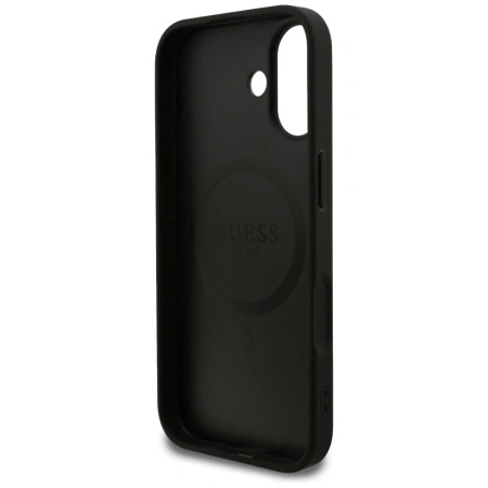 GUESS ETUI GRAINED RING MAGSAFE DO IPHONE 17 Z RINGIEM I MAGNETYCZNYM