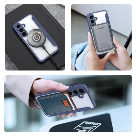 DUX DUCIS ETUI CASE NA SAMSUNG GALAXY S24+ Z DO MAGSAFE I KLAPKĄ SKÓRZANE