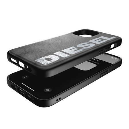 Diesel Moulded Case Bleached DenimiPhone 12/12 Pro szaro-biały/grey-white 44297