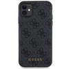 Zestaw Guess GUBPM5N614GEMGK iPhone11 6.1 hardcase + Powerbank 5000mAh MagSafe czarny/black 4G Metal Logo