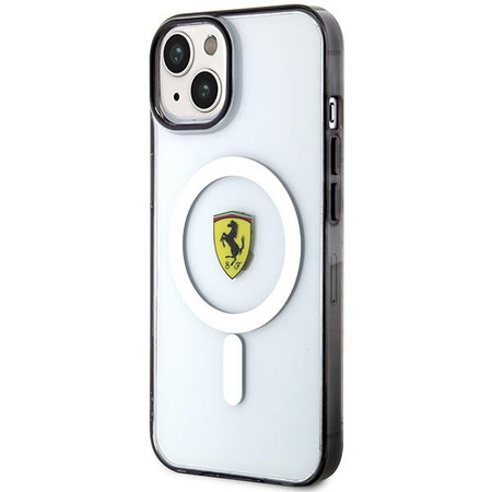 Etui Ferrari FEHMP14MURKT na iPhone 14 Plus przezroczysty/- przezroczyste hardcase Outline Magsafe