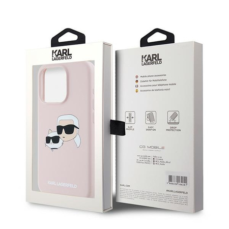 KARL LAGERFELD ETUI HARDCASE DO IPHONE 15 PRO MAX 6.7 DO MAGSAFE SILIKONOWE