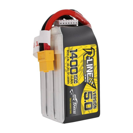 TATTU BATERIA R-LINE 1400MAH 22.2V 150C 6S1P XT60 DO DRONÓW I AKCESORIÓW RC
