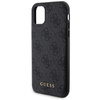 Zestaw Guess GUBPM5N614GEMGK iPhone11 6.1 hardcase + Powerbank 5000mAh MagSafe czarny/black 4G Metal Logo