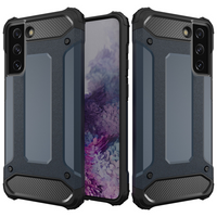 Hybrid Armor etui do Samsung Galaxy S23 Ultra pancerny hybrydowy pokrowiec niebieskie