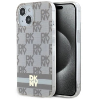 DKNY ETUI HARDCASE IML CHECKERED MONO DO IPHONE 14 15 DO MAGSAFE OCHRONA