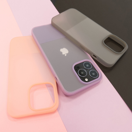 Kingxbar Plain Series etui pokrowiec do iPhone 13 silikonowa obudowa szary