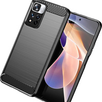 HURTEL ETUI POKROWIEC CARBON DO XIAOMI REDMI NOTE 11 PRO PLUS 5G ELASTYCZNE