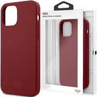 Mini MIHCP12MSLTRE iPhone 12/12 Pro 6,1" czerwony/red hard case Silicone Tone On Tone