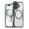 HURTEL ETUI SILIKONOWE CASE POKROWIEC DO MAGSAFE IPHONE 16 ZIELONE LEADING