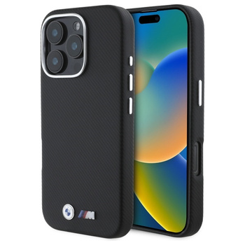 BMW ETUI DO IPHONE 16 PRO MAX HARDCASE Z METALU I KEVLARU BMHCP16X23PUFWKEV
