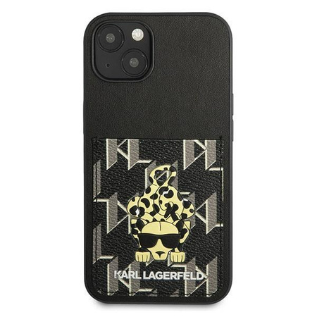 Karl Lagerfeld KLHCP13MCANCNK iPhone 13 6,1" hardcase czarny/black Karlimals Cardslot