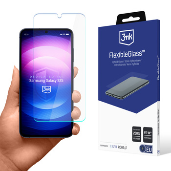 3MK SZKŁO FLEXIBLEGLASS DO SAMSUNG GALAXY S25 OCHRONA Z WYSOKĄ