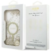 GUESS ETUI RESIN BOTTOM GLITTER MAGSAFE DO IPHONE 17 Z BŁYSZCZĄCĄ POWŁOKĄ