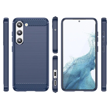 HURTEL ETUI CARBON CASE DO SAMSUNG GALAXY S23+ ELASTYCZNY KARBONOWY SILIKON