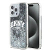DKNY POKROWIEC HARDCASE LIQUID GLITTER DO IPHONE 15 PRO MAX 6.7 Z LOGO