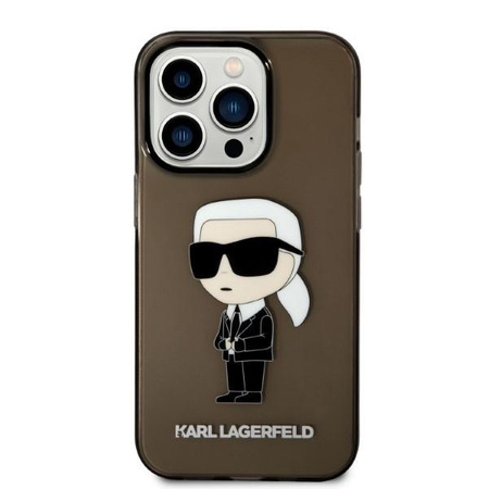 Karl Lagerfeld KLHCP14XHNIKTCK iPhone 14 Pro Max 6,7" czarny/black hardcase Ikonik Karl Lagerfeld