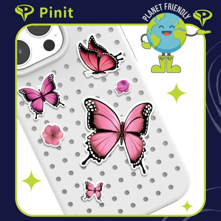 PINIT PRZYPINKI PINIT CASE FLOWER BUTTERFLY DO IPHONE 11 12 13 14 15 WZÓR 1