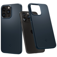 Etui Spigen Thin Fit na iPhone 15 Pro Max - czarny metal