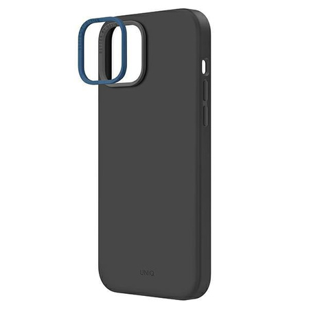 Etui Uniq Lino Hue na iPhone 14 Plus Magclick Charging - szare