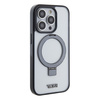 Tumi TUHMP15LSSFC iPhone 15 Pro 6.1biały/white hardcase Transparent Ring Stand Magsafe