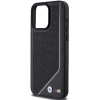 Etui BMW Perforated Twisted Line MagSafe na iPhone 15 Pro - czarne