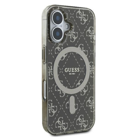 GUESS ETUI HARDCASE IML 4G BACKGROUND DO MAGSAFE DO IPHONE 16 PLUS 6.7