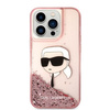 Karl Lagerfeld KLHCP14XLNKHCP iPhone 14 Pro Max 6,7" różowy/pink hardcase Glitter Karl Head