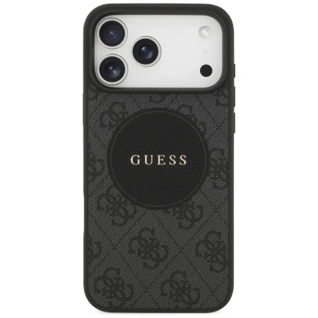 GUESS ETUI 4G CIRCLE CLASSIC LOGO MAGSAFE DO IPHONE 17 PRO MAX LUKSUSOWA