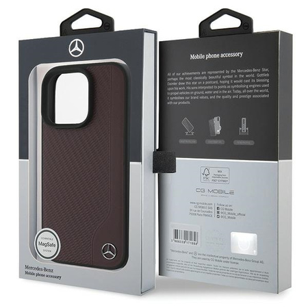 MERCEDES ETUI HARDCASE DO IPHONE 16 PRO MAX 6.9 DO MAGSAFE MB WOOD