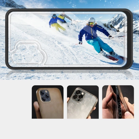 HURTEL CLEAR ETUI POKROWIEC 3IN1 DO SAMSUNG GALAXY A32 5G ŻELOWY Z RAMKĄ