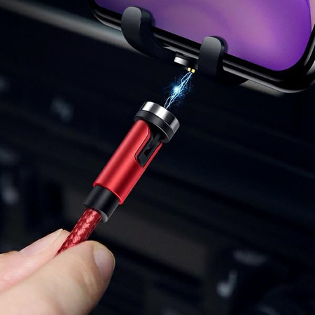 USAMS KABEL DO LIGHTNING 1M 2.1A MAGNETYCZNY DO IPHONE 12 13 14 15 FAST