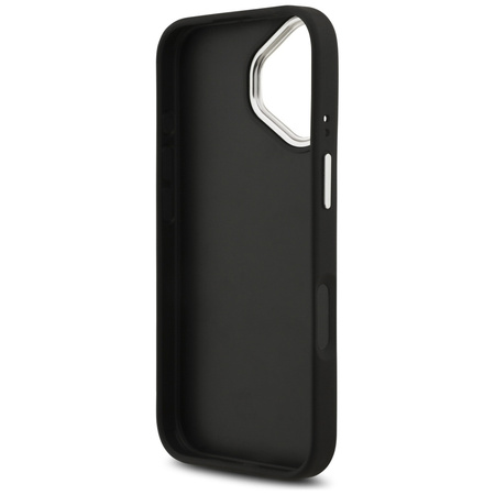 Etui Guess Grained Big 4G Classic Logo   do iPhone 17 czarny