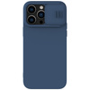 Nillkin CamShield Magnetic Silicone Case etui iPhone 14 Pro Max magnetyczny MagSafe pokrowiec z osłoną na aparat niebieski