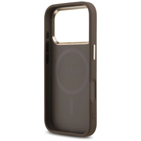 GUESS CASE 4G TRIANGLE LOGO MAGSAFE DO IPHONE 17 PRO MAGNETYCZNY SYSTEM