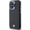 Etui BMW Signature Wrapped Metal MagSafe na iPhone 15 Pro - czarne